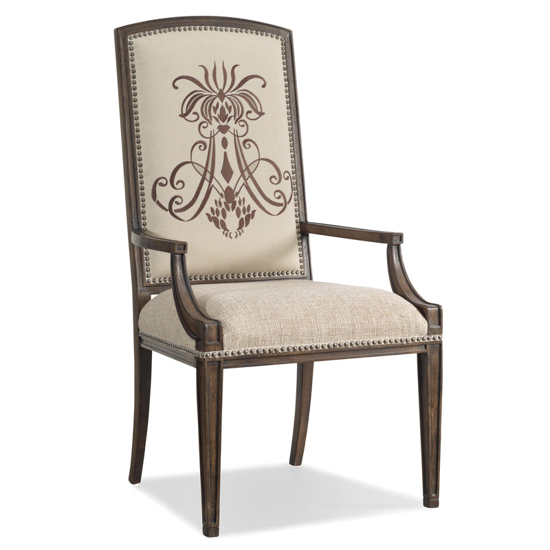 Hooker Furniture 5070-75400 Rhapsody Insignia Arm Chair IMAGE 1