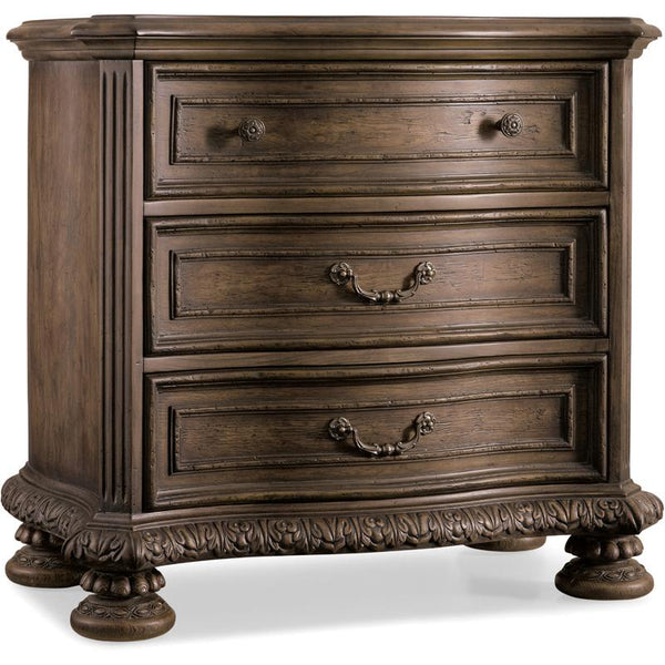 Hooker Furniture 5070-90016 Rhapsody Three Drawer Nightstand IMAGE 1