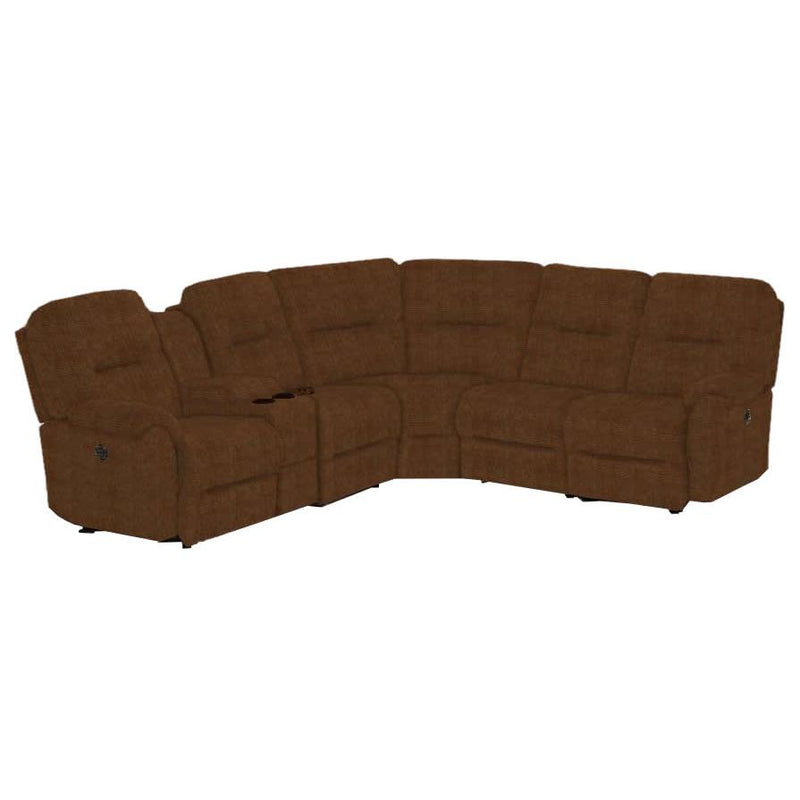 Best Home Furnishings Bodie Reclining Fabric 6 pc Sectional M760R-SECT 19086 IMAGE 1