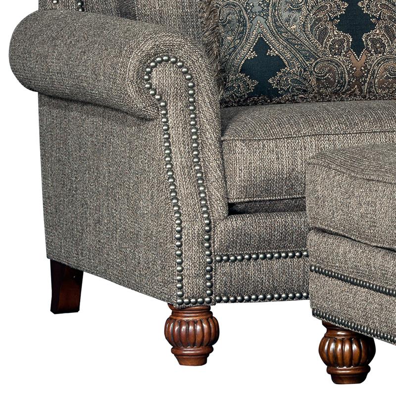 Mayo Furniture Stationary Fabric Chair 4300F40 Chair - Tuscan Tweed IMAGE 2