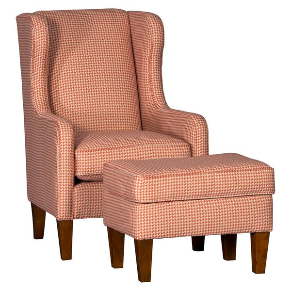 Mayo Furniture Stationary Fabric Chair 5520F40 Chair - Hylan Brick IMAGE 1