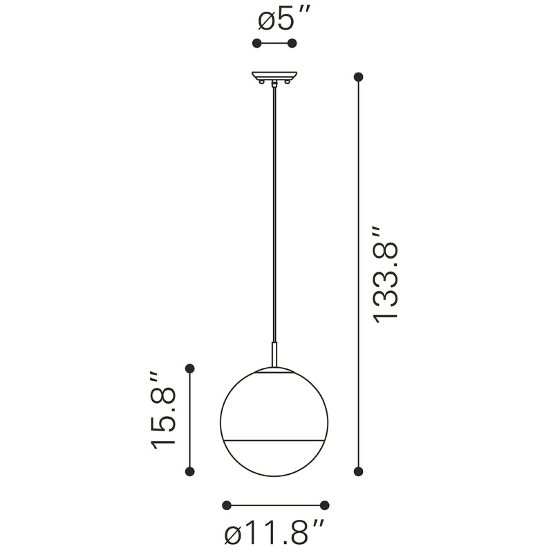 Zuo Kinetic Pendant 50104 IMAGE 5