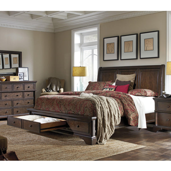 Aspen Home Bancroft Queen Sleigh Bed with Storage I08-402/I08-400/I08-403D IMAGE 1