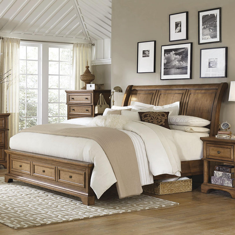 Aspen Home Alder Creek Queen Sleigh Bed with Storage I09-402/I09-400/09-403D IMAGE 2