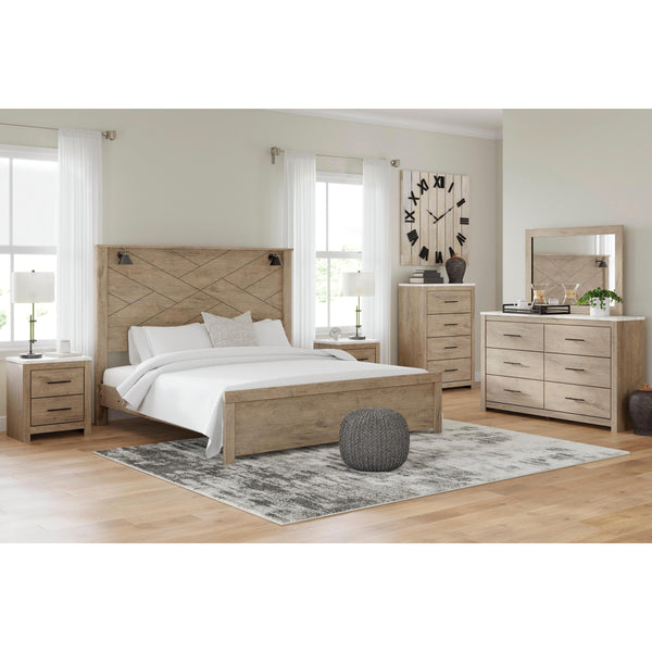 Signature Design by Ashley Senniberg B1191B13 6 pc King Panel Bedroom Set IMAGE 1