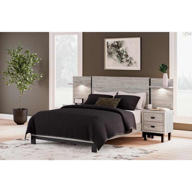 Signature Design by Ashley Vessalli B1036 7 pc Queen Panel Bedroom Set IMAGE 2