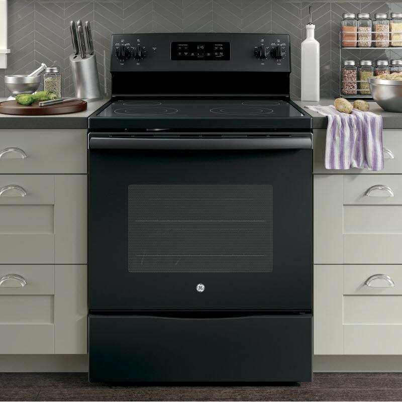 GE 30-inch Freestanding Electric Range JB645DKBB IMAGE 7