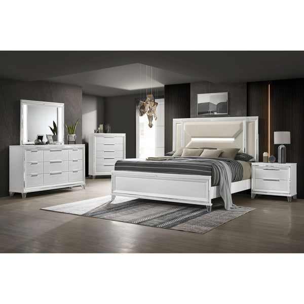 Coaster Furniture Marmore 224961KE-S5 7-piece King Panel Bedroom Set IMAGE 1