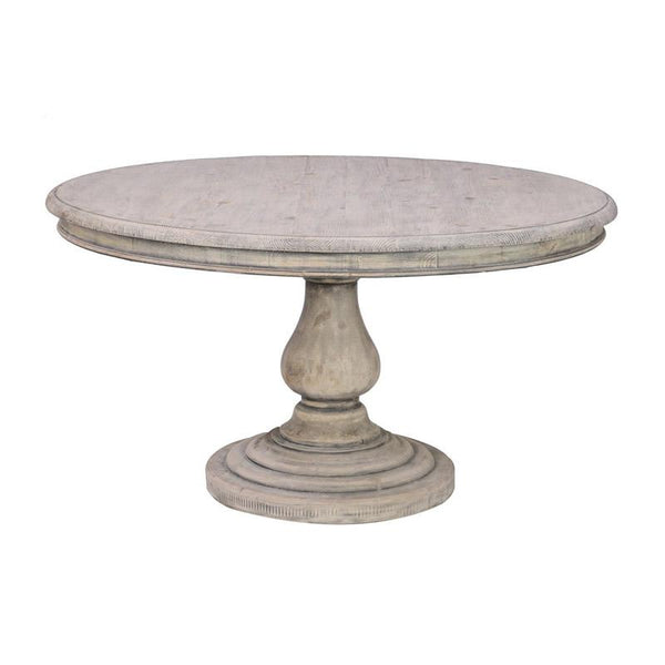 Classic Home Round Arthur Dining Table with Pedestal Base 51007564ELP IMAGE 1