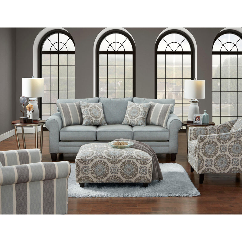 Fusion Furniture Stationary Fabric Sofa 1140GRANDE MIST IMAGE 3