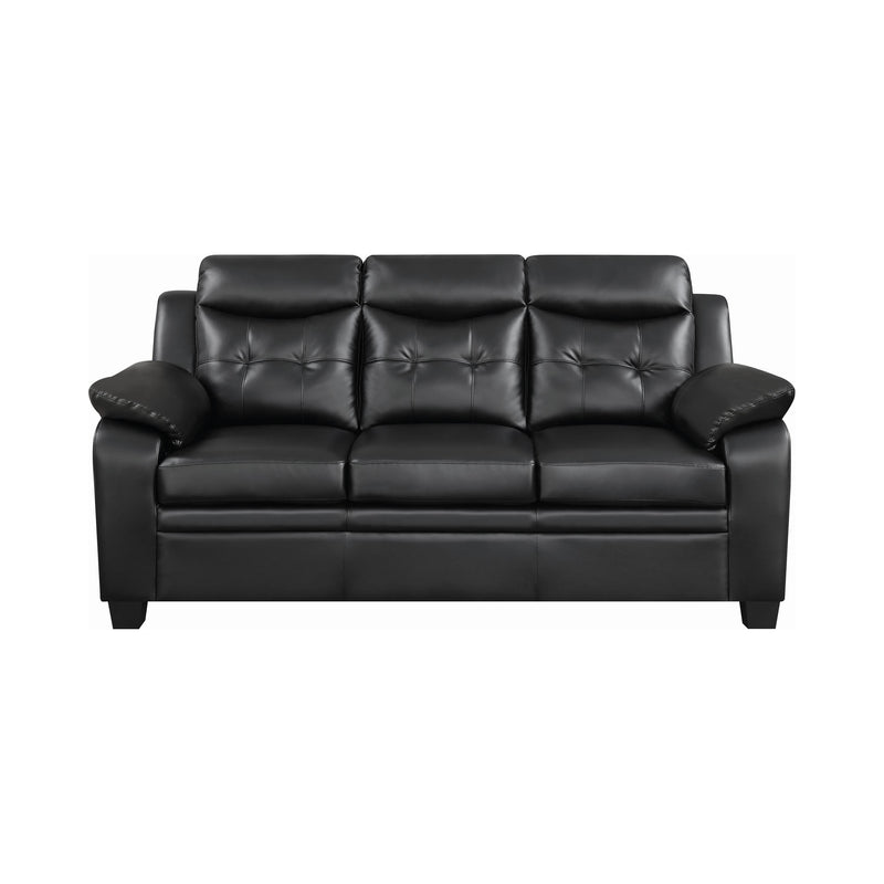 Coaster Furniture Finley Stationary Leatherette Sofa 506551 IMAGE 2