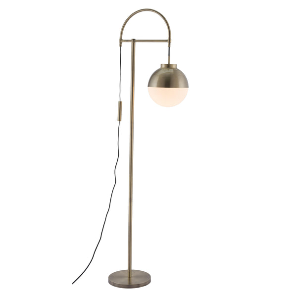 Zuo Waterloo 56053 Floor Lamp - White & Bronze IMAGE 1