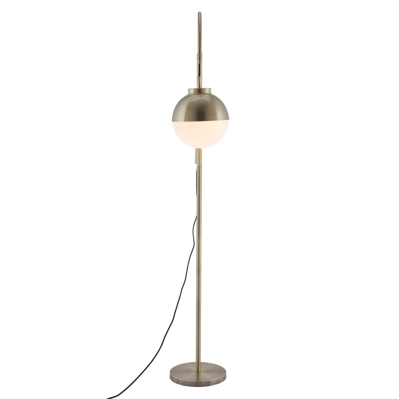 Zuo Waterloo 56053 Floor Lamp - White & Bronze IMAGE 3