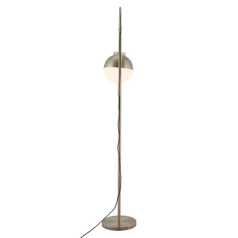 Zuo Waterloo 56053 Floor Lamp - White & Bronze IMAGE 4