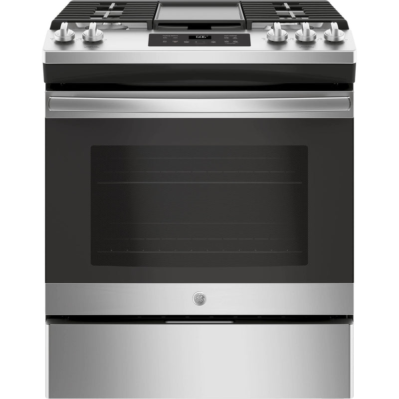 GE 30-inch Slide-In Gas Range JGSS66SELSS IMAGE 1