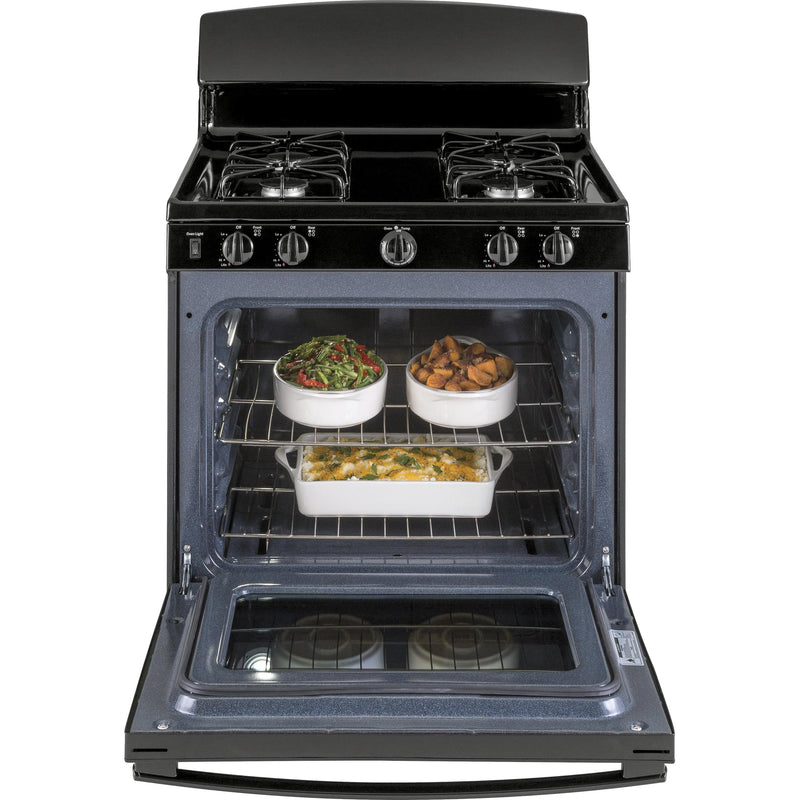 GE 30-inch Freestanding Gas Range JGBS30DEKBB IMAGE 3