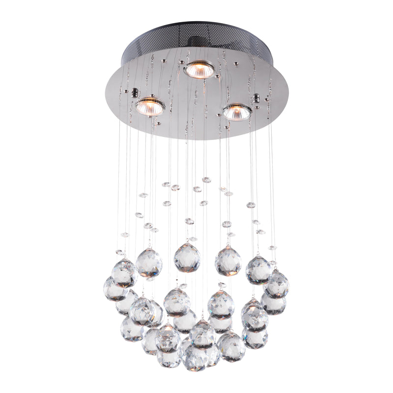 Zuo Pollow 56028 Ceiling Lamp - Chrome IMAGE 1