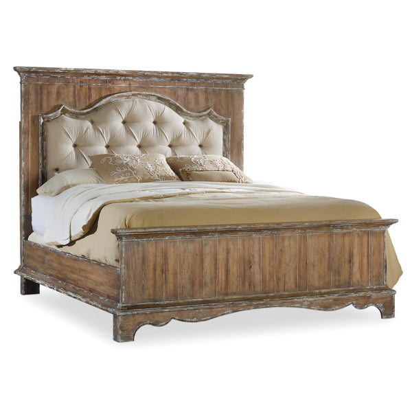 Hooker Furniture 5300-90866 Chatelet King Upholstered Mantle Panel Bed IMAGE 1