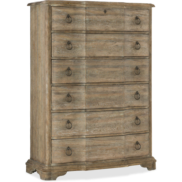 Hooker Furniture 5750-90010-MWD Boheme Chimay Six-Drawer Chest IMAGE 1