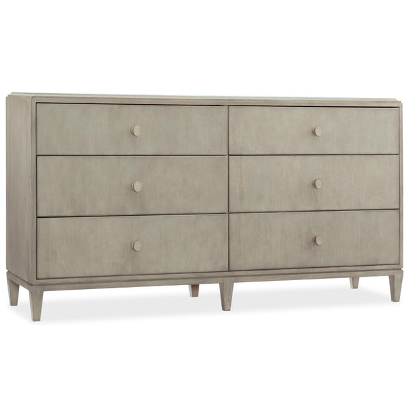 Hooker Furniture 5990-90002-LTWD Elixir Six-Drawer Dresser IMAGE 1