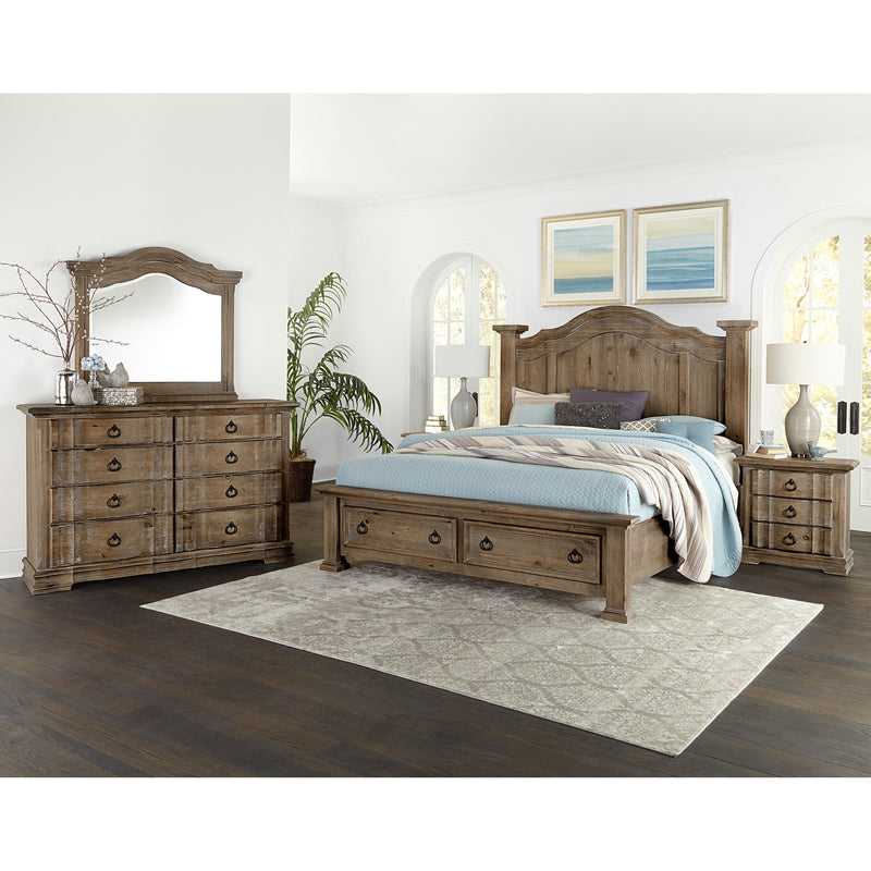 Vaughan-Bassett Rustic Hills 3-Drawer Nightstand 682-227 IMAGE 6