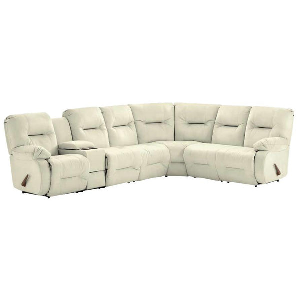 Best Home Furnishings Brinley Reclining Leather 7 pc Sectional M700C4L+M1CD+3xC4A+CW+C4R-55677L IMAGE 1