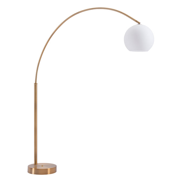 Zuo Griffith 56071 Floor Lamp - Brass IMAGE 1