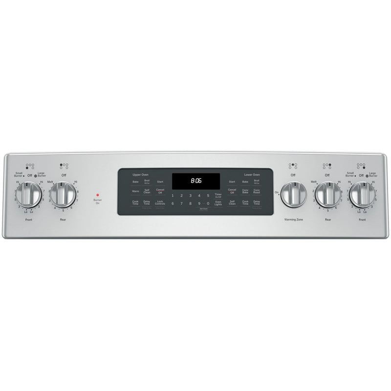 GE 30-inch Freestanding Electric Range with Convection JB860SJSS IMAGE 2