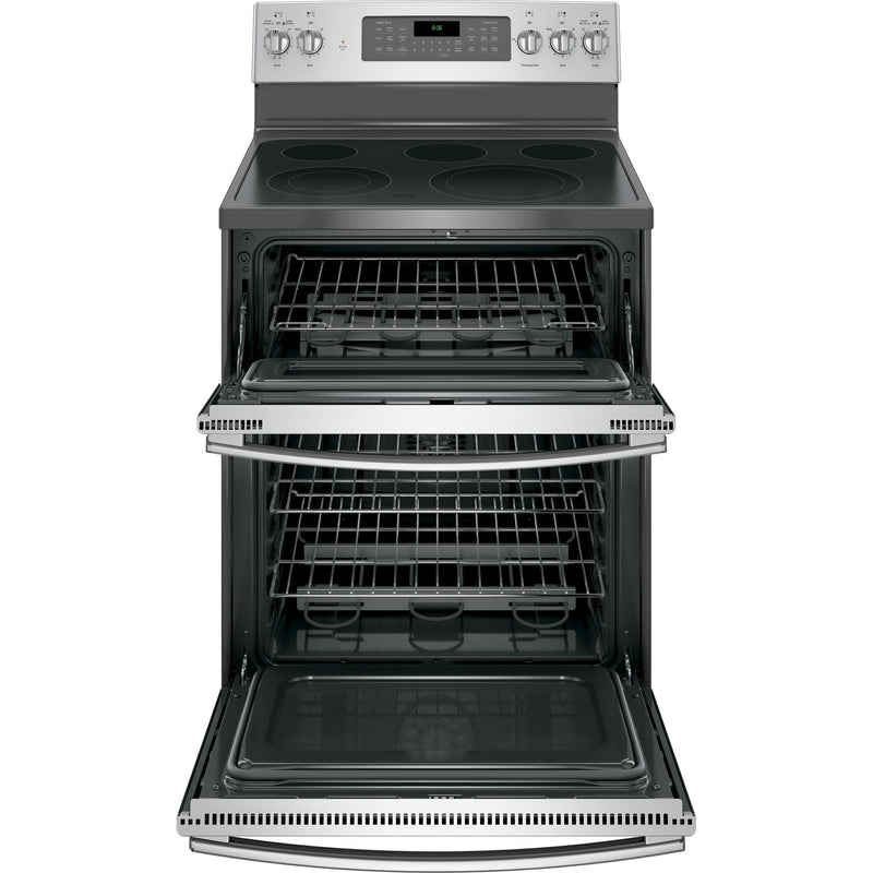 GE 30-inch Freestanding Electric Range with Convection JB860SJSS IMAGE 3