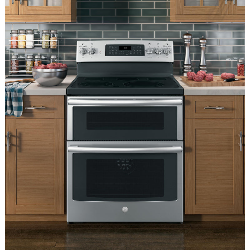 GE 30-inch Freestanding Electric Range with Convection JB860SJSS IMAGE 6