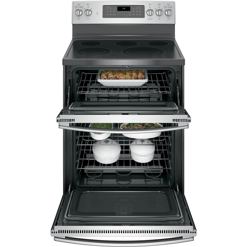 GE 30-inch Freestanding Electric Range with Convection JB860SJSS IMAGE 7