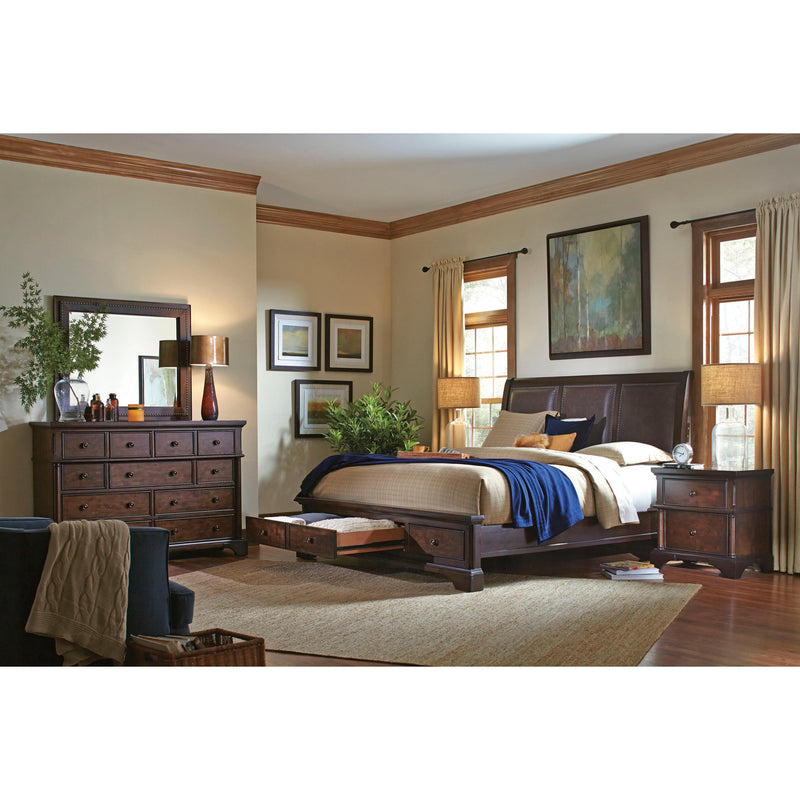 Aspen Home Bancroft California King Upholstered Sleigh Bed with Storage I08-410/I08-425/I08-407D IMAGE 2