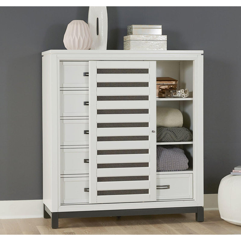 Aspen Home Hyde Park 5-Drawer Chest I32-457-WHT IMAGE 3