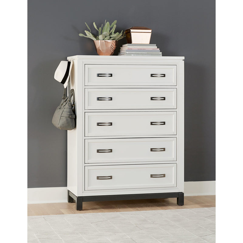 Aspen Home Hyde Park 5-Drawer Chest I32-456-WHT IMAGE 2