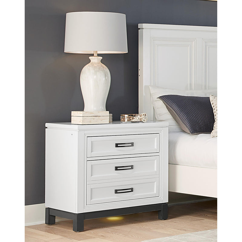 Aspen Home Hyde Park 2-Drawer Nightstand I32-450-WHT IMAGE 2