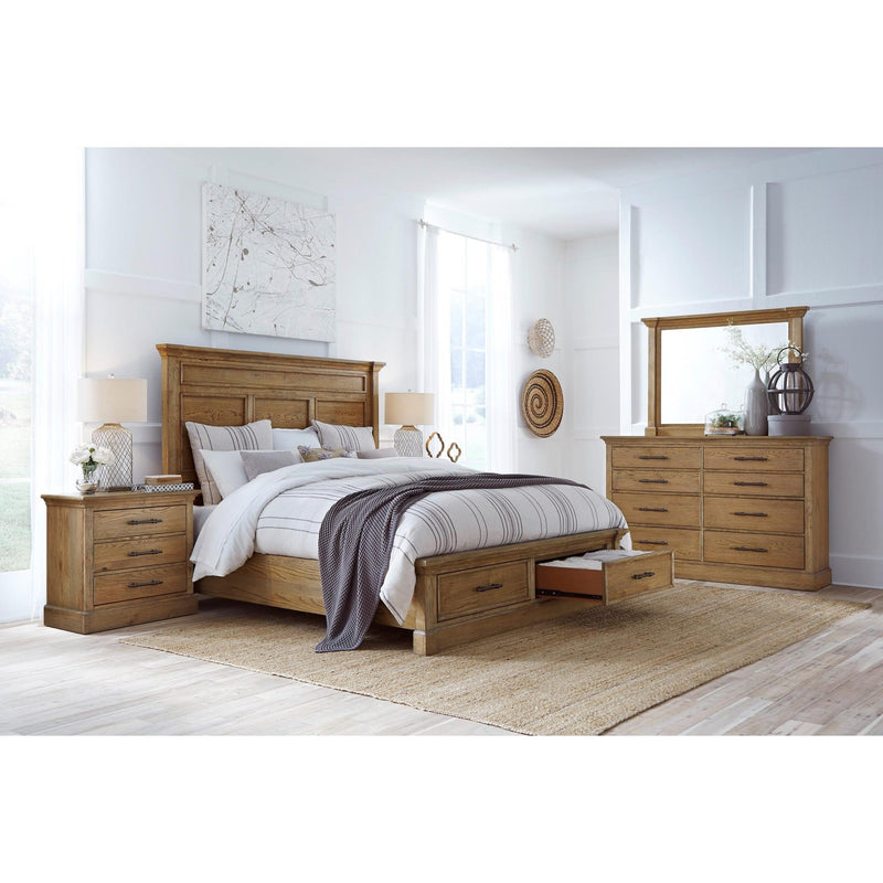 Aspen Home Manchester King Panel Bed with Storage IMA-406-GLZ/IMA-415-GLZ/IMA-407D-GLZ IMAGE 2