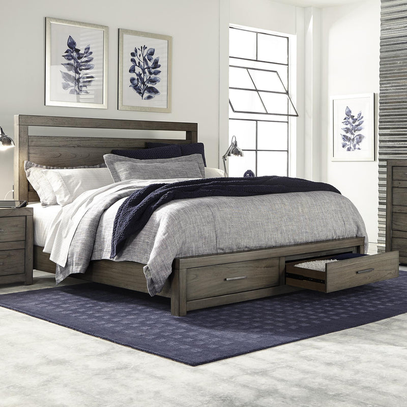 Aspen Home Modern Loft California King Panel Bed with Storage IML-410/IML-415/IML-407D IMAGE 2