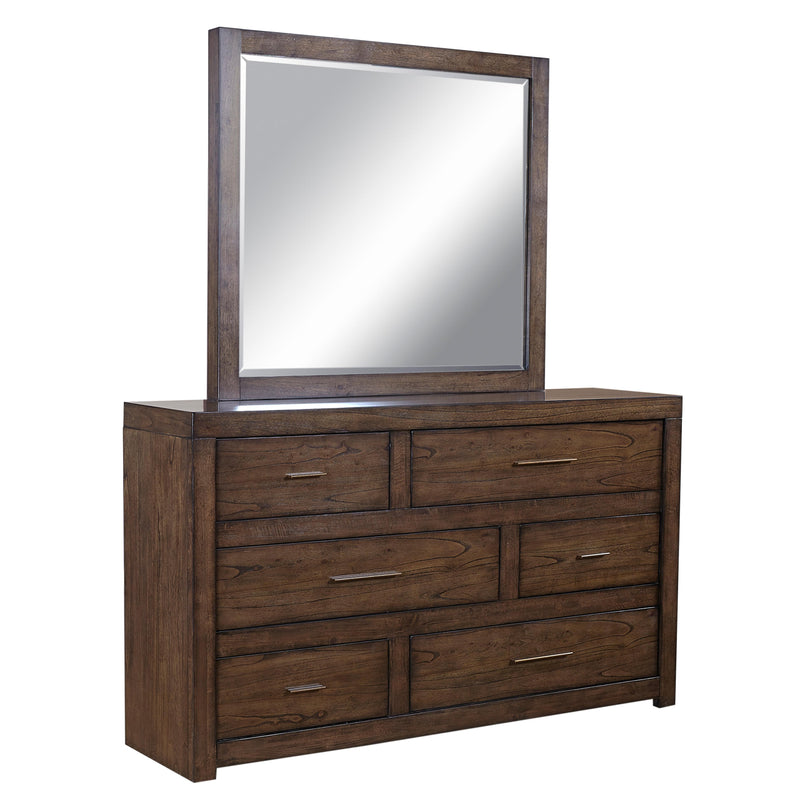 Aspen Home Modern Loft 6-Drawer Dresser IML-453-BRN IMAGE 2