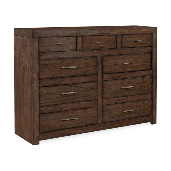 Aspen Home Modern Loft 9-Drawer Dresser IML-455-BRN IMAGE 1