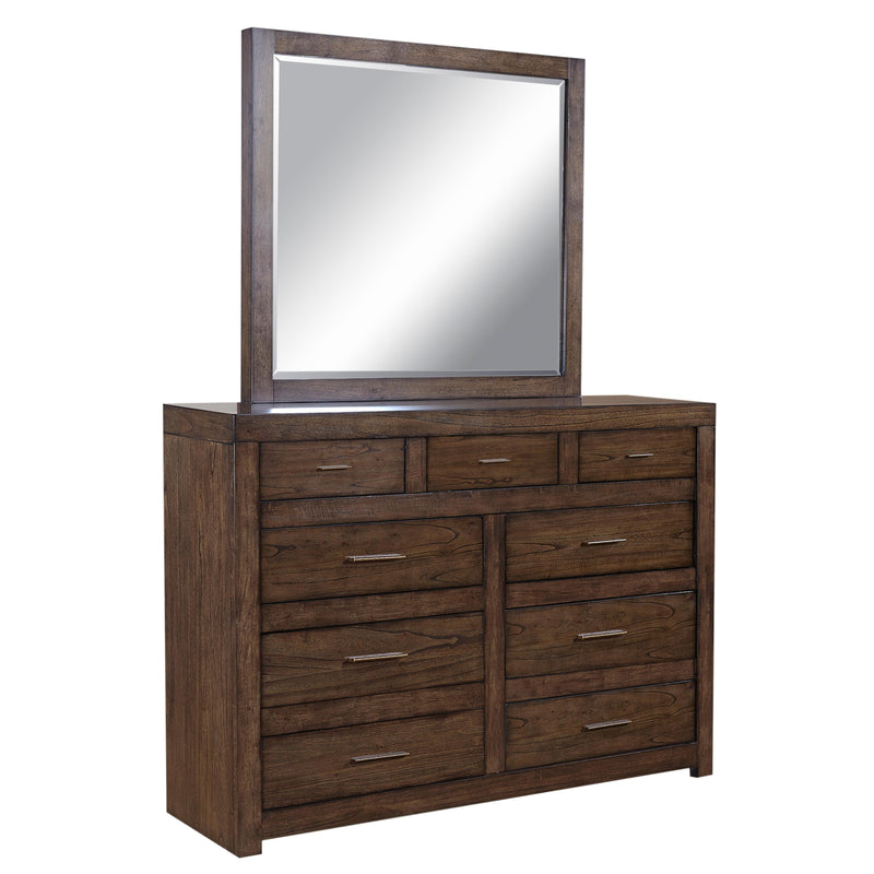 Aspen Home Modern Loft 9-Drawer Dresser IML-455-BRN IMAGE 2