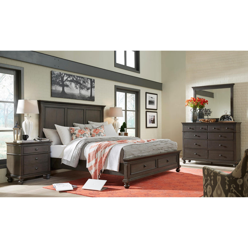 Aspen Home Oxford King Panel Bed with Storage I07-406-PEP/I07-415-PEP/I07-407D-PEP IMAGE 2