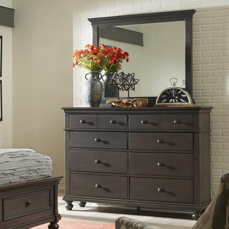 Aspen Home Oxford Landscape Dresser Mirror I07-462-GRY IMAGE 2