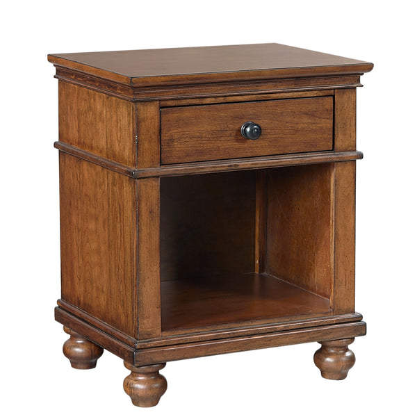 Aspen Home Oxford 1-Drawer Nightstand I07-451N-WBR IMAGE 1