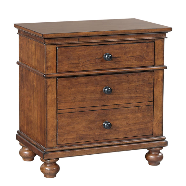 Aspen Home Oxford 2-Drawer Nightstand Oxford I07-450 Nightstand - Whiskey Brown IMAGE 1