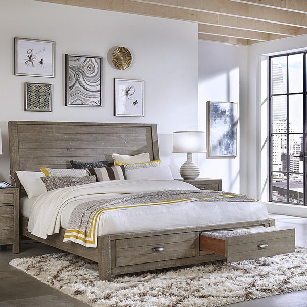 Aspen Home Radiata California King Sleigh Bed with Storage I240-410-RIV/I240-404-RIV/I240-407D-RIV IMAGE 1