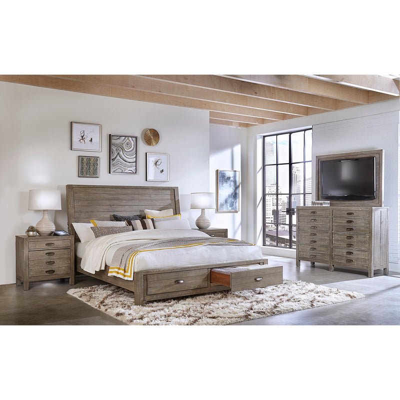 Aspen Home Radiata California King Sleigh Bed with Storage I240-410-RIV/I240-404-RIV/I240-407D-RIV IMAGE 2