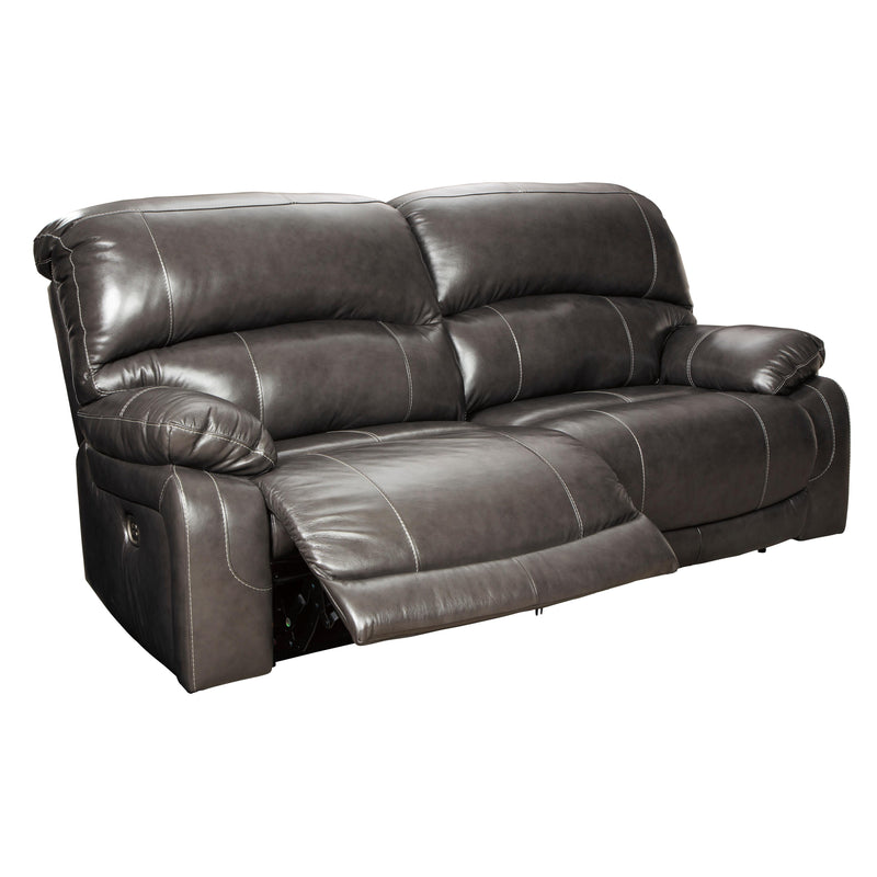 Signature Design by Ashley Hallstrung Power Reclining Leather Match Sofa U5240347 IMAGE 2