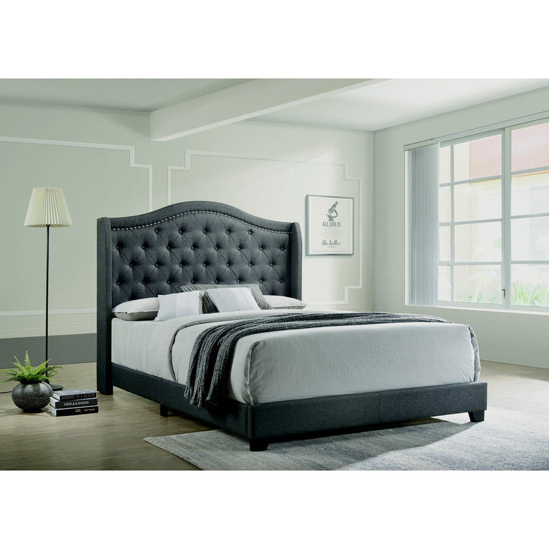 Coaster Furniture Sonoma Queen Upholstered Platform Bed 310072Q IMAGE 4