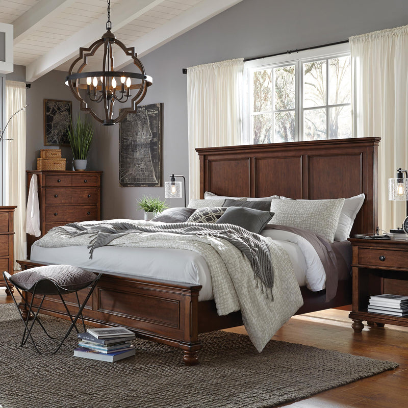 Aspen Home Oxford Queen Panel Bed I07-412-WBR/I07-403-WBR/I07-402-WBR IMAGE 2