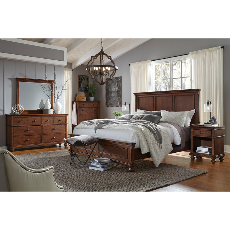 Aspen Home Oxford Queen Panel Bed I07-412-WBR/I07-403-WBR/I07-402-WBR IMAGE 4